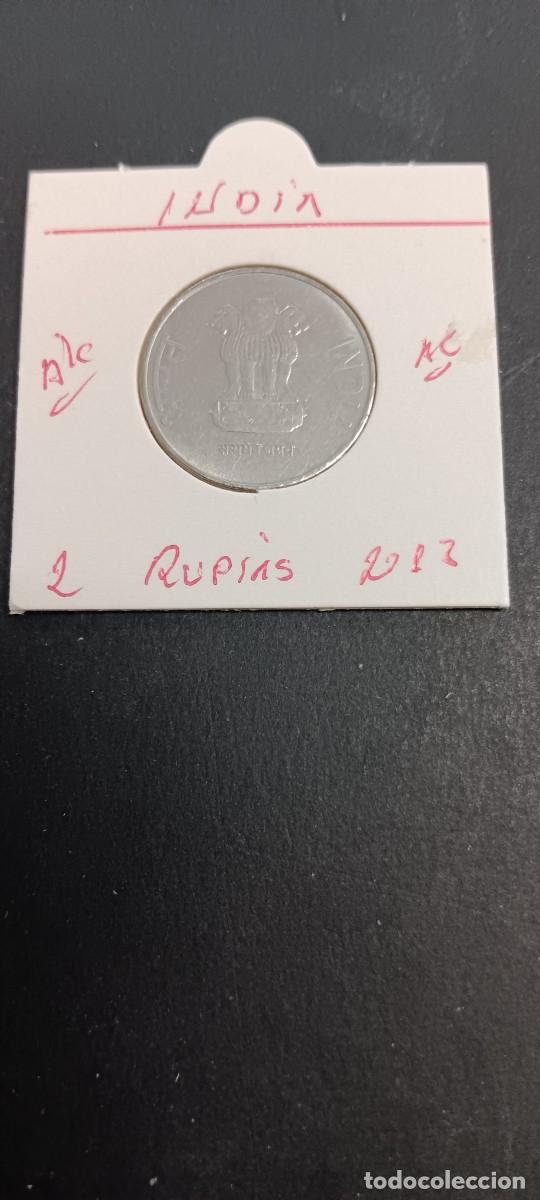Monedas antiguas de Asia: INDIA 2 RUPIAS 2013 BC KM=395 (ACERO)