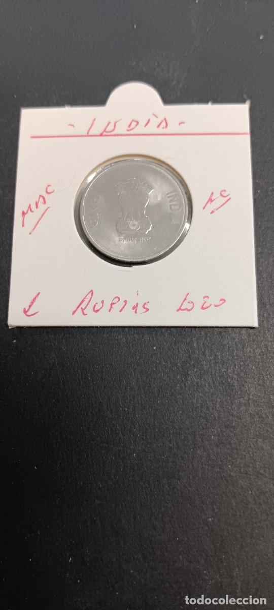 Monedas antiguas de Asia: INDIA 2 RUPIAS 2020 MBC KM=NEW (ACERO)