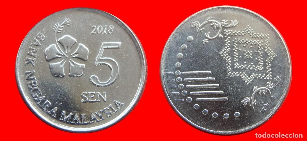 Monedas antiguas de Asia: 5 SEN 2018 MALASIA-152817