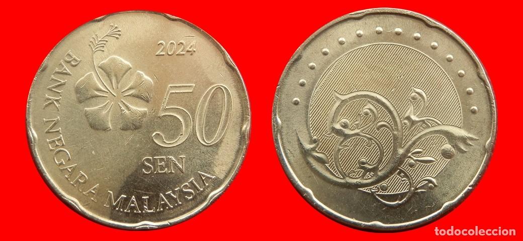Monedas antiguas de Asia: 50 SEN 2024 MALASIA-152820