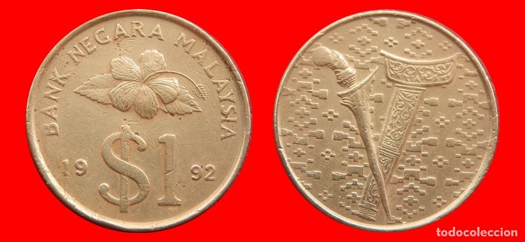 Monedas antiguas de Asia: 1 RINGGIT 1992 MALASIA-152822