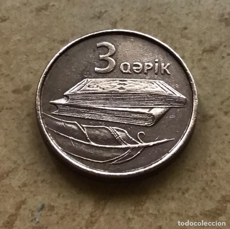 Monedas antiguas de Asia: 3 qapik de Azerbay&aacute;n. A&ntilde;o 2006