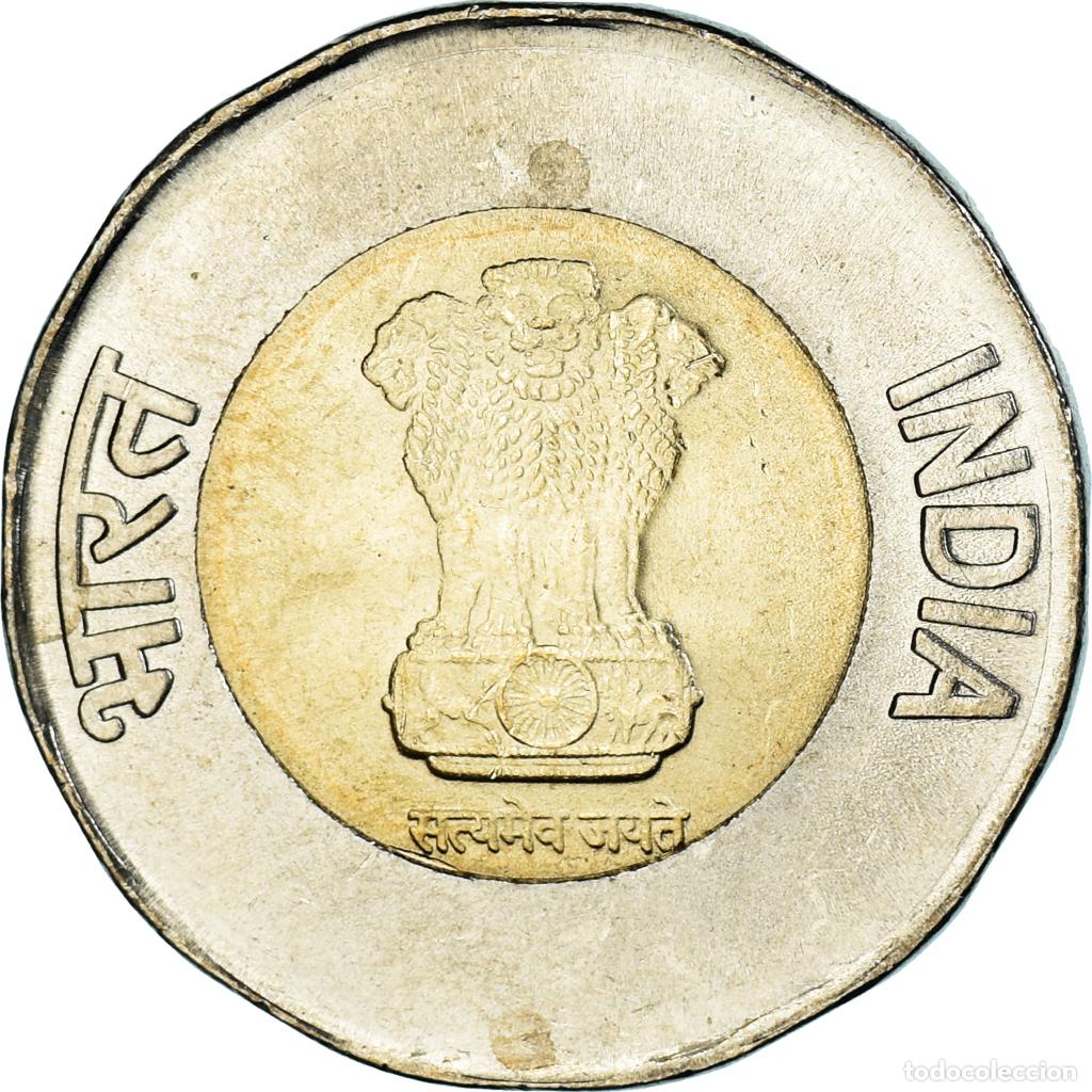 Monedas antiguas de Asia: [#1148902] Moneda, INDIA-REP&Uacute;BLICA, 20 Rupees, 2022, 75th Year of Independence, SC