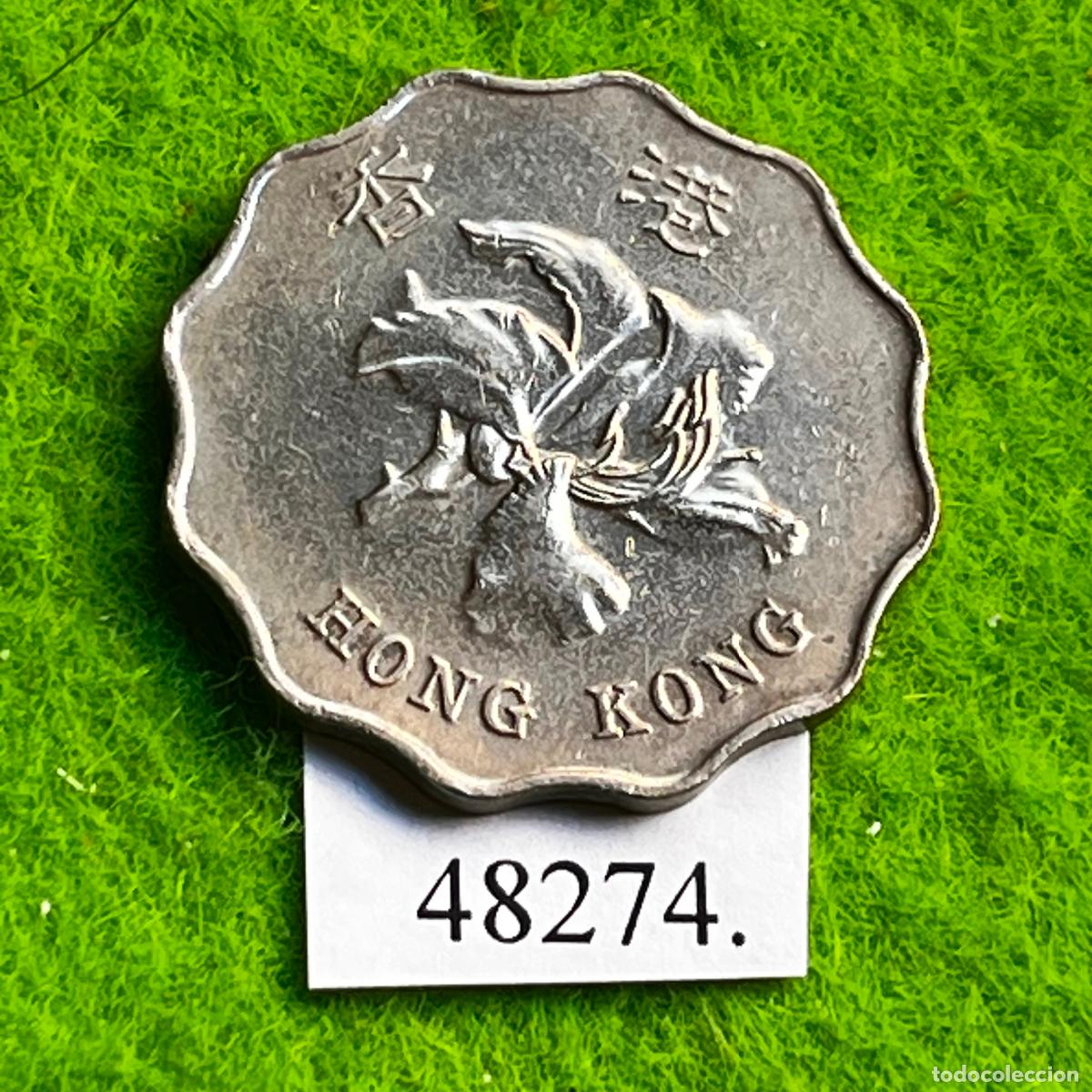 Monedas antiguas de Asia: Hong Kong , 2 dolares 1997