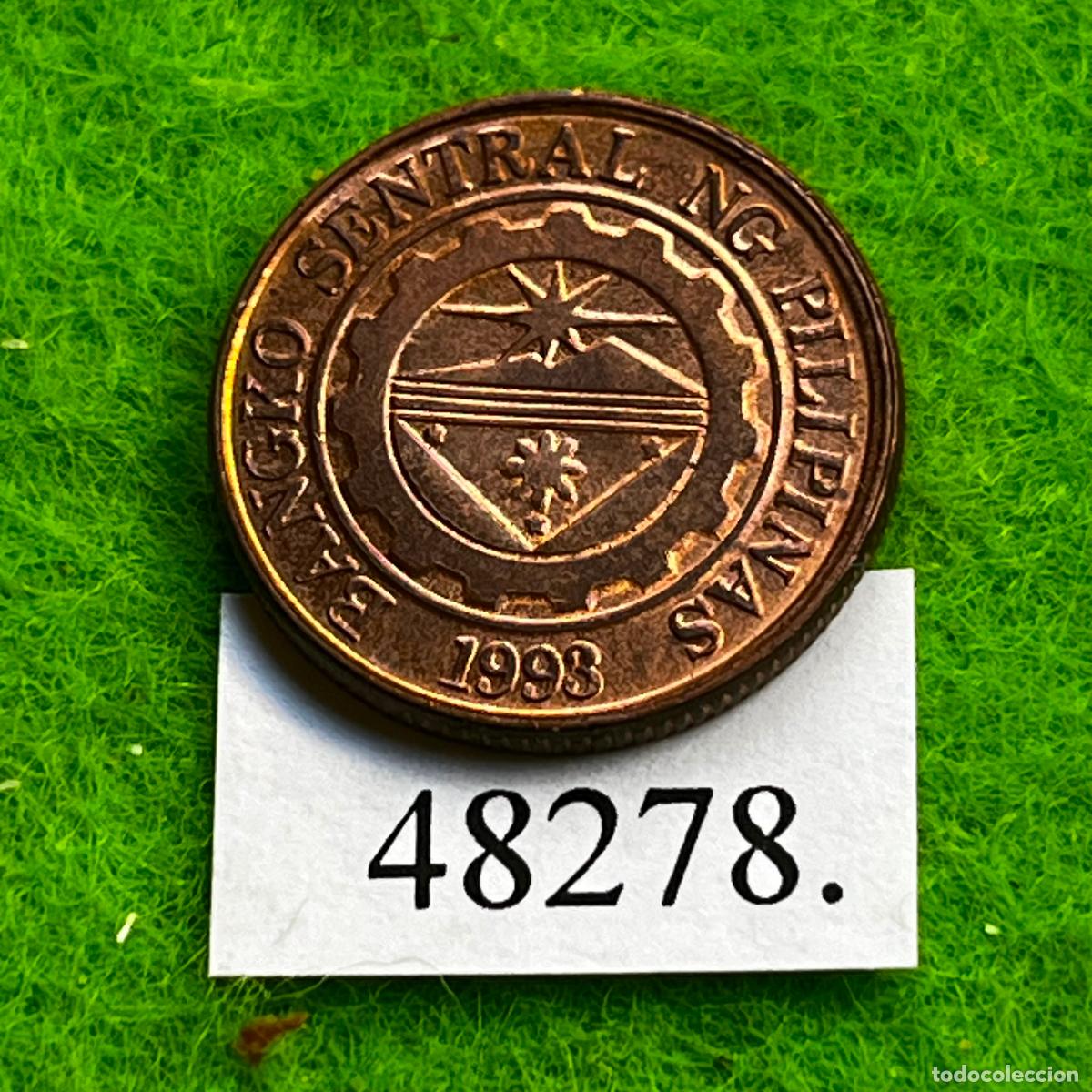 Monedas antiguas de Asia: Filipinas 10 centavos 1997, c&eacute;ntimos, sentimo