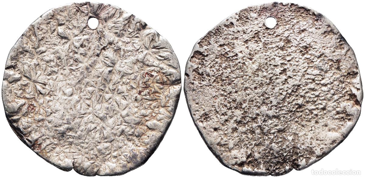 Monedas antiguas de Asia: *** MUY RARO &rdquo;YOWETNI&rdquo; DINERO DE FLORES. ESTADOS DE SHAN, BURMA S. XVII-XIX. PLATA ***