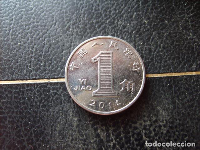 Monedas antiguas de Asia: CHINA - REP. POPULAR 1 JIAO 2014