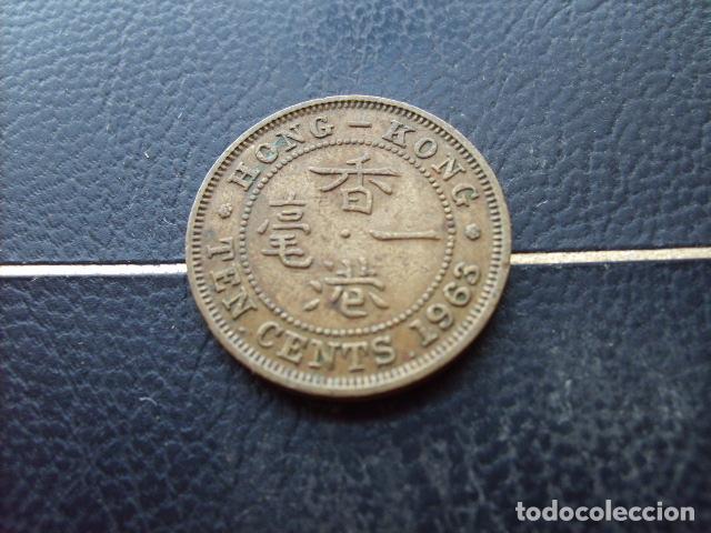 Monedas antiguas de Asia: HONG KONG 10 CENTS 1963