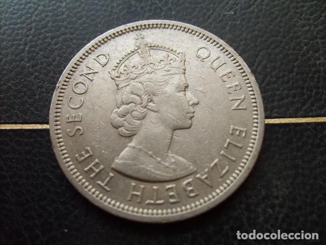 Alte M&uuml;nzen aus Asien: HONG KONG 1 DOLAR 1960