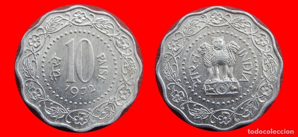Monedas antiguas de Asia: 10 PAISE 1972 INDIA-152920
