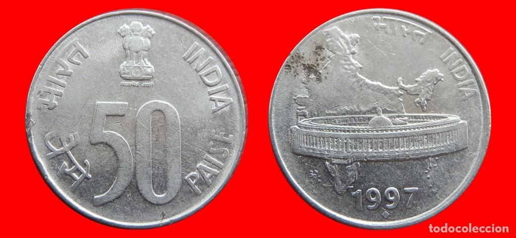 Monedas antiguas de Asia: 50 PAISE 1997 INDIA-152924