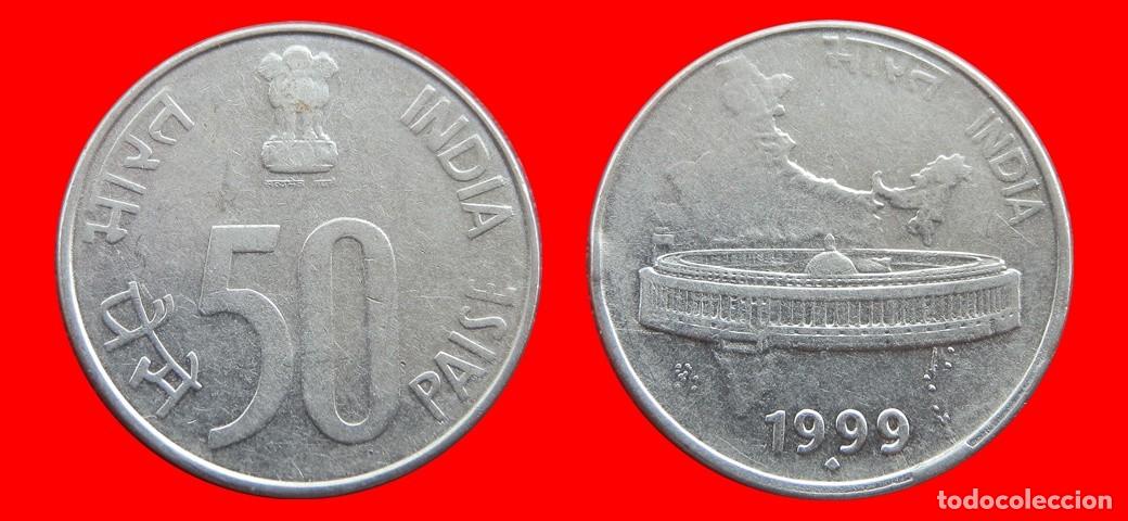 Monedas antiguas de Asia: 50 PAISE 1999 INDIA-152925