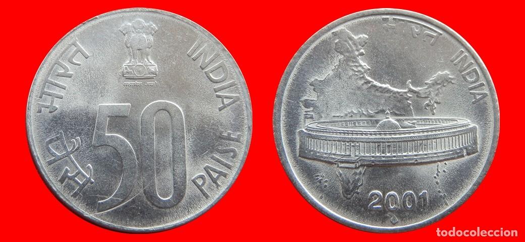 Monedas antiguas de Asia: 50 PAISE 2001 INDIA-152926