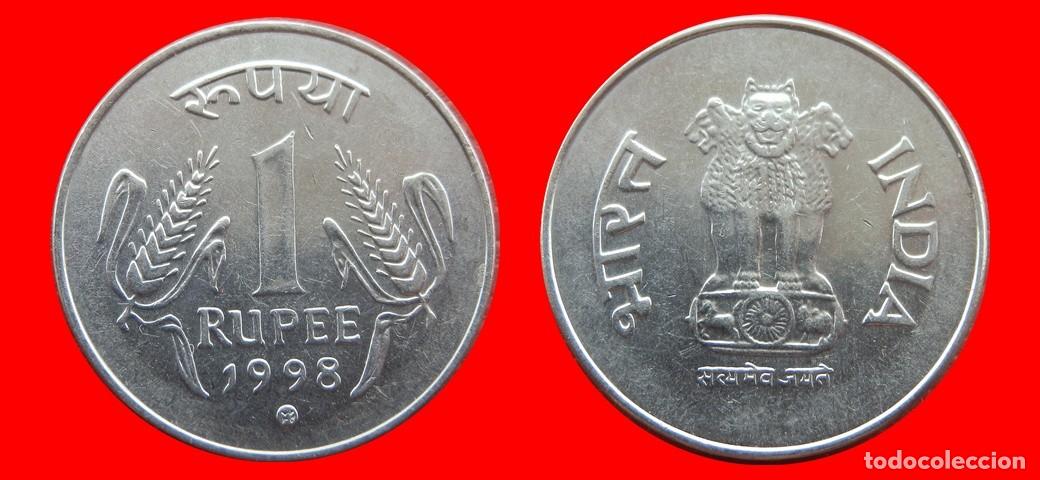 Monedas antiguas de Asia: 1 RUPIA 1998 INDIA-152933
