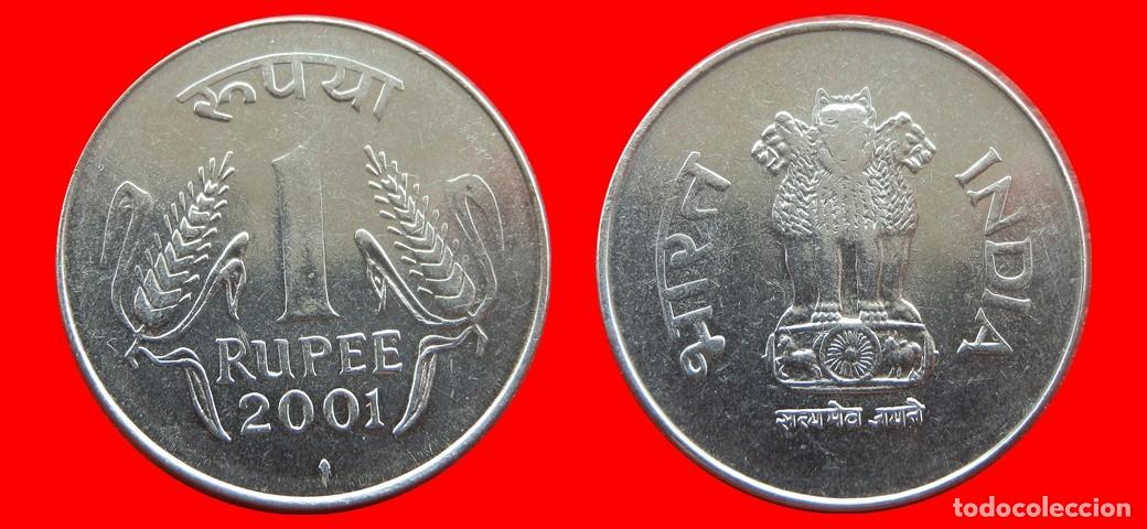 Monedas antiguas de Asia: 1 RUPIA 2001 INDIA-152934