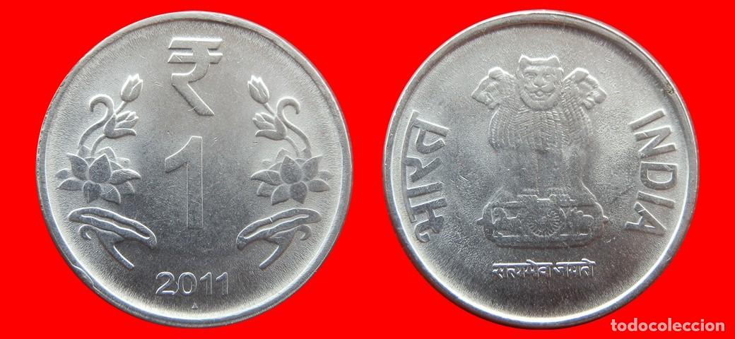 Monedas antiguas de Asia: 1 RUPIA 2011 NUEVO MODELO INDIA-152936