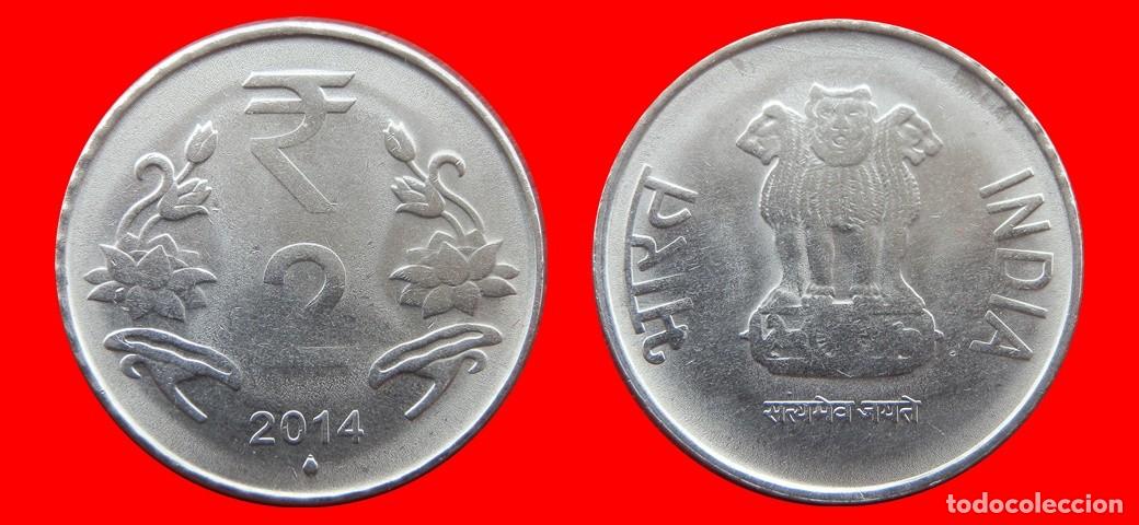 Monedas antiguas de Asia: 2 RUPIAS 2014 INDIA-152945