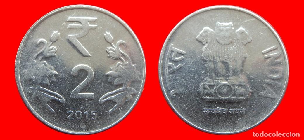 Monedas antiguas de Asia: 2 RUPIAS 2015 INDIA-152946