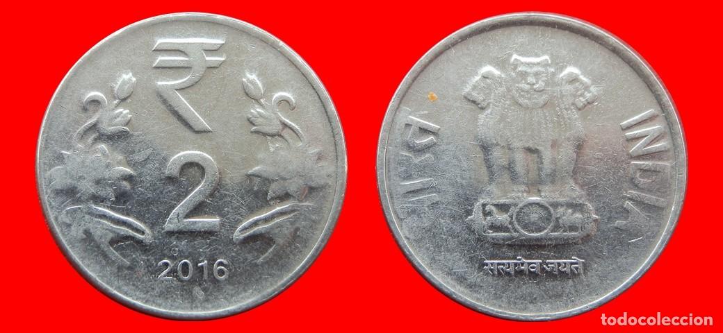 Monedas antiguas de Asia: 2 RUPIAS 2016 INDIA-152947
