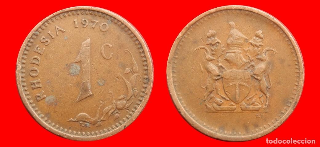 Monedas antiguas de Asia: 1 CENTIMO 1970 RHODESIA RODESIA-153026