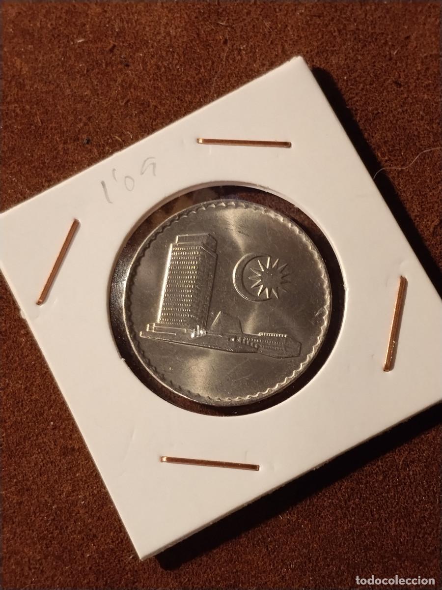 Monedas antiguas de Asia: MALASIA &ndash; 50 Sen 1980 &ndash; Parlamento &ndash; Cupro-n&iacute;quel