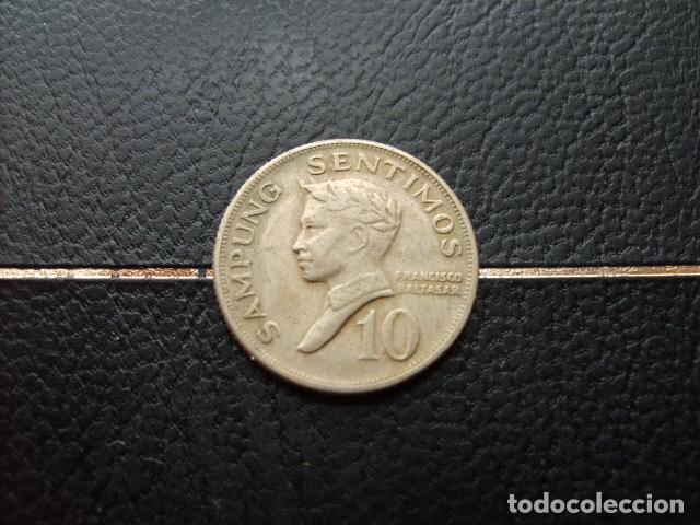 Monnaies anciennes d'Asie: FILIPINAS 10 SENTIMOS 1971