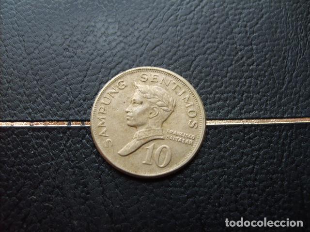 Monedas antiguas de Asia: FILIPINAS 10 SENTIMOS 1972