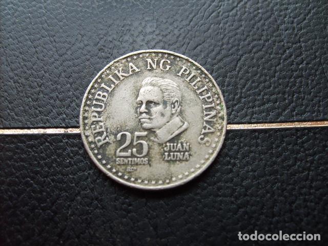 Monedas antiguas de Asia: FILIPINAS 25 SENTIMOS 1981