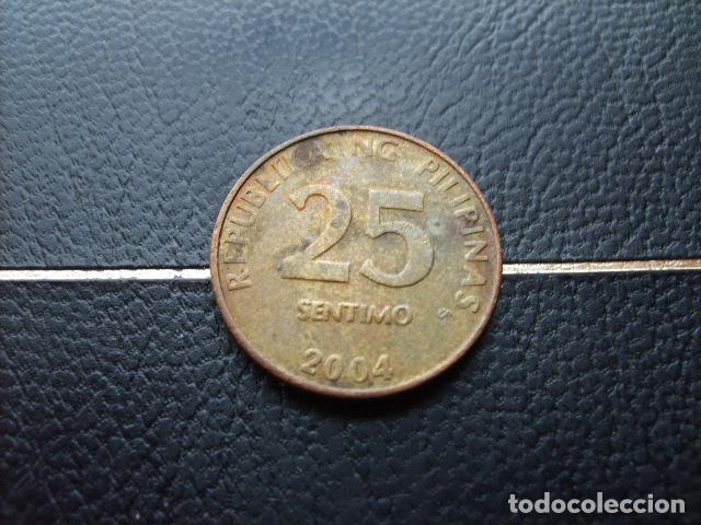 Monedas antiguas de Asia: FILIPINAS 25 SENTIMOS 2004