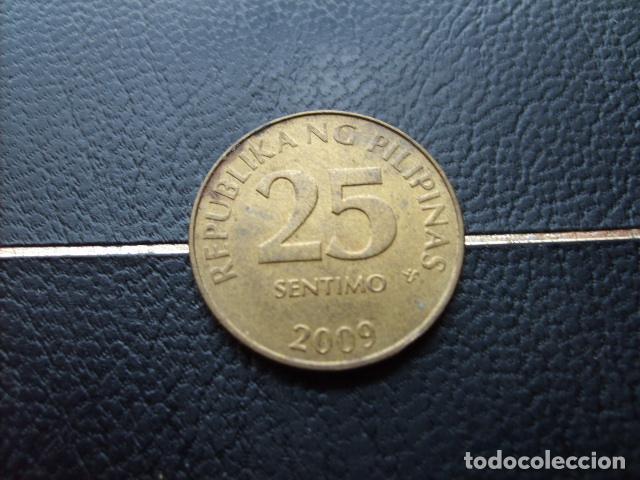 Monedas antiguas de Asia: FILIPINAS 25 SENTIMOS 2009