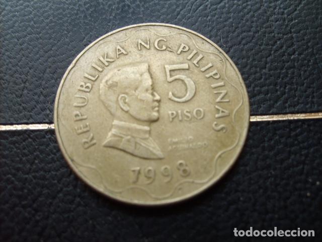 Monedas antiguas de Asia: FILIPINAS 5 PISO 1998