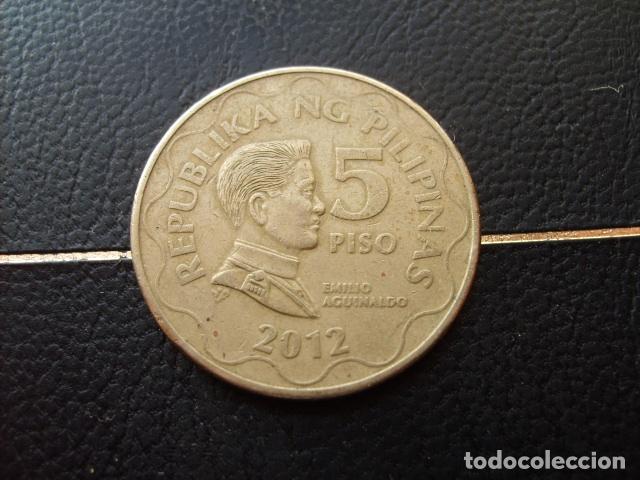 Monedas antiguas de Asia: FILIPINAS 5 PISO 2012