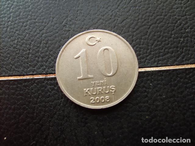 Monedas antiguas de Asia: TURQUIA 10 KURUS 2008