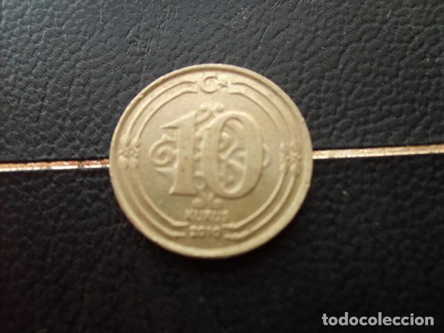 Monedas antiguas de Asia: TURQUIA 10 KURUS 2010