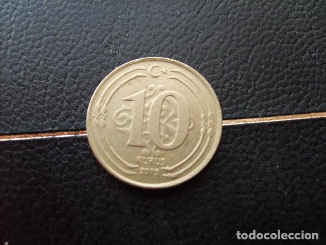 Monedas antiguas de Asia: TURQUIA 10 KURUS 2015