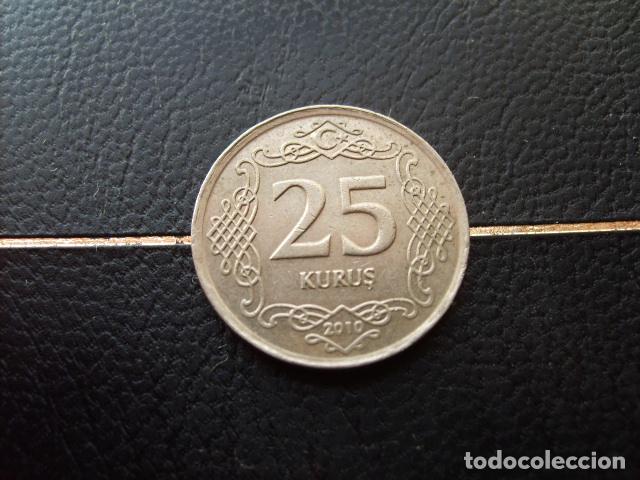 Monedas antiguas de Asia: TURQUIA 25 KURUS 2010