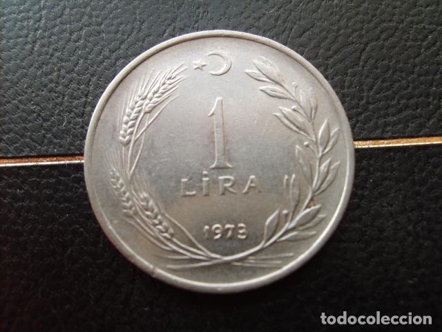 Monedas antiguas de Asia: * TURQUIA 1 LIRA 1973