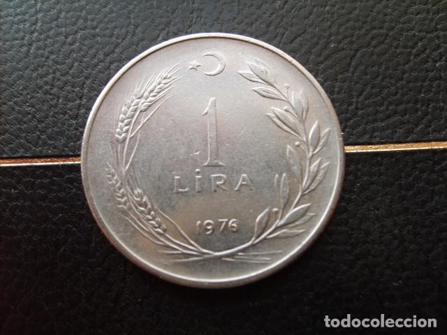 Monedas antiguas de Asia: * TURQUIA 1 LIRA 1976