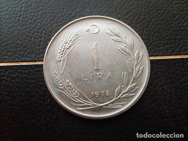 Monedas antiguas de Asia: * TURQUIA 1 LIRA 1978
