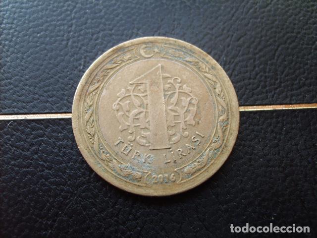 Monedas antiguas de Asia: * TURQUIA 1 LIRA 2016