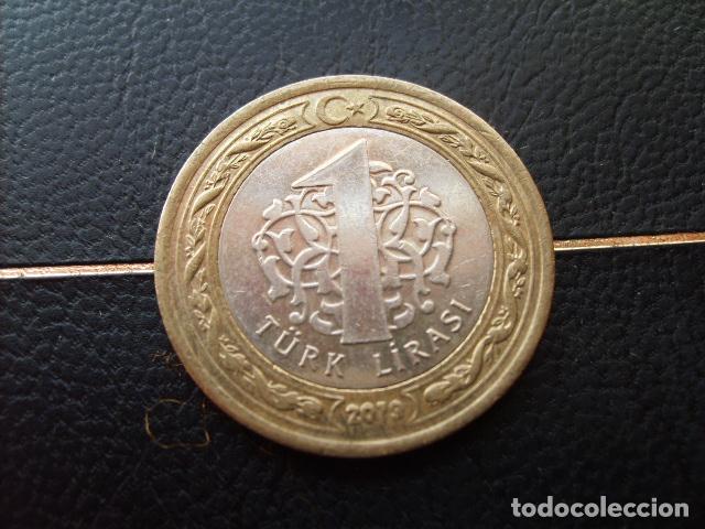 Monedas antiguas de Asia: * TURQUIA 1 LIRA 2019