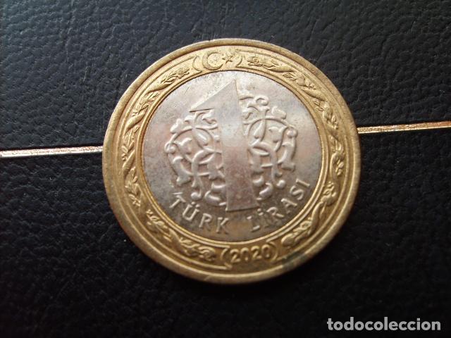 Monedas antiguas de Asia: * TURQUIA 1 LIRA 2020