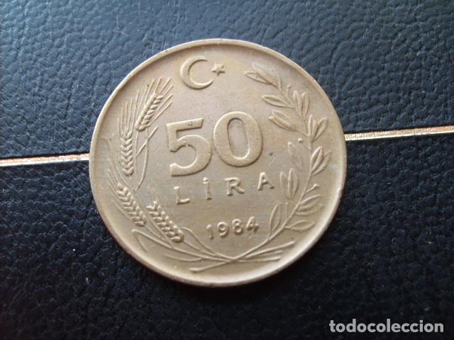 Monedas antiguas de Asia: TURQUIA 50 LIRAS 1984