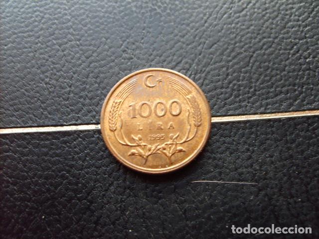 Monedas antiguas de Asia: TURQUIA 1000 LIRAS 1995