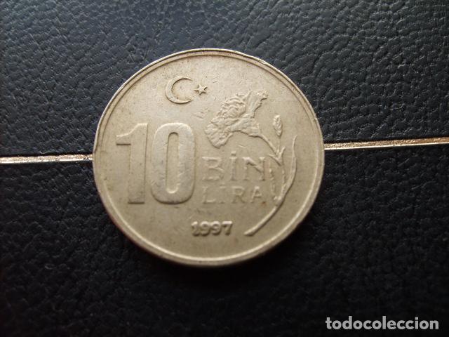 Monedas antiguas de Asia: TURQUIA 10000 LIRAS 1997 CANTO TURKIYE