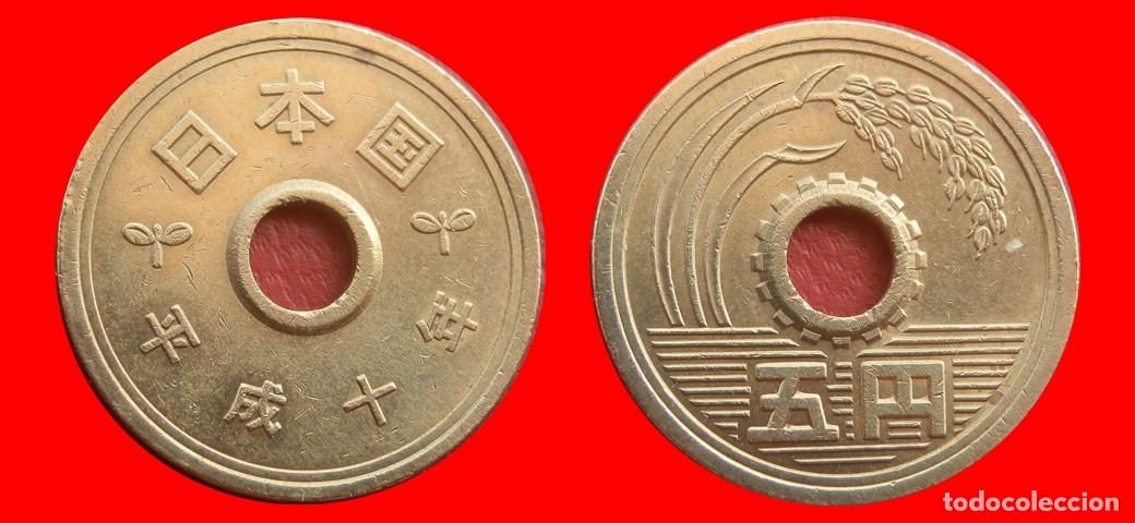 Monedas antiguas de Asia: 5 YEN 1998 JAPON-153113