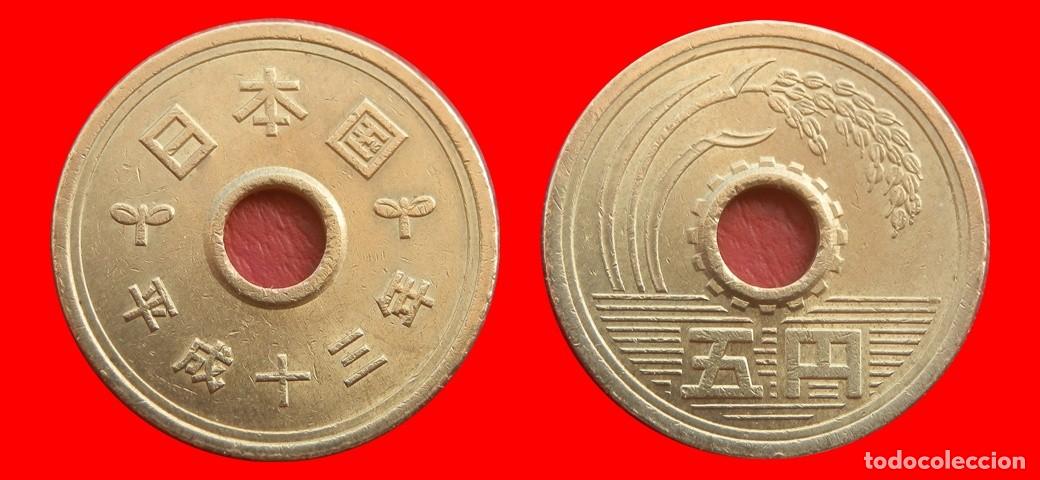 Monedas antiguas de Asia: 5 YEN 2001 JAPON-153115