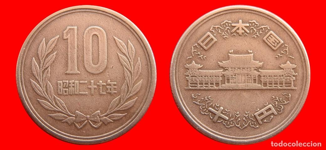 Monedas antiguas de Asia: 10 YEN 1952 JAPON-153123