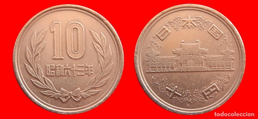Monedas antiguas de Asia: 10 YEN 1988 JAPON-153128