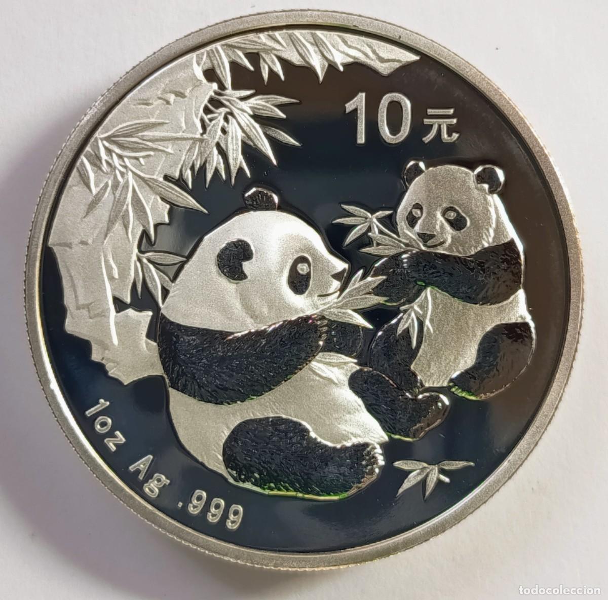 Monedas antiguas de Asia: CHINA. MONEDA DE LA SERIE ANUAL &ldquo;PANDA&rdquo;, DE 10 YUAN. 2006. PLATA ,999.